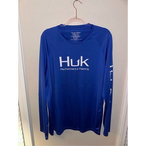 Men's Huk Long Sleeve Performance Fabric XL - Picture 1 of 5